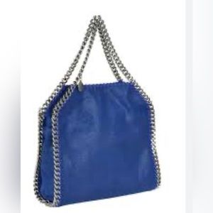 Stella McCartney blue shaggy tote